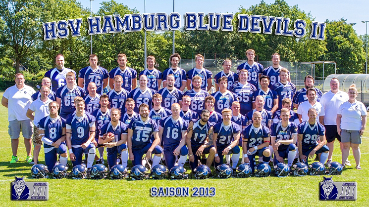 Hamburg Blue Devils II Team 2013, Foto: HB Fotografie, Holger Beck HBD-2010-vorschau