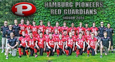 Hamburg Pioneers Team 2014, Foto: HB Fotografie, Holger Beck red-guardians-2014-vorschau
