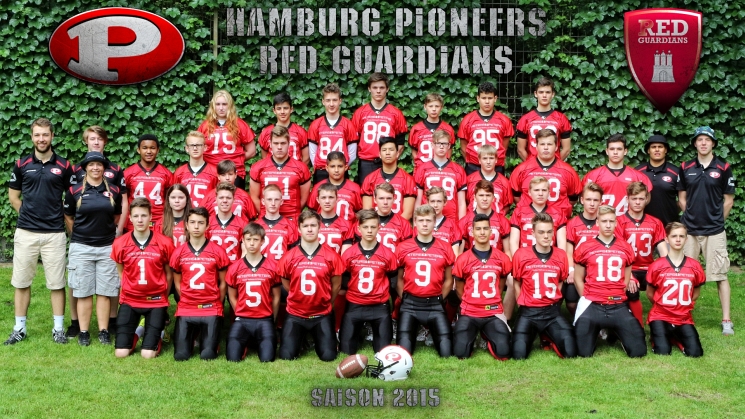 Hamburg Red Guardians Team 2015, Foto: HB Fotografie, Holger Beck Hamburg-Red-Guardians-2015-vorschau