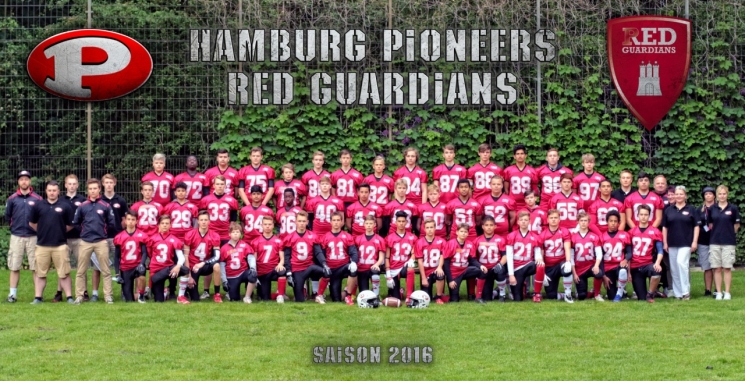 Hamburg Red Guardians Team 2016, Foto: HB Fotografie, Holger Beck Hamburg-Lttle-Devils-2016-vorschau