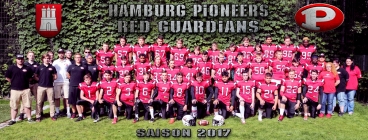 Hamburg Pioneers Red Guardians Team 2017 Titelbild 1 - Foto: H Beck